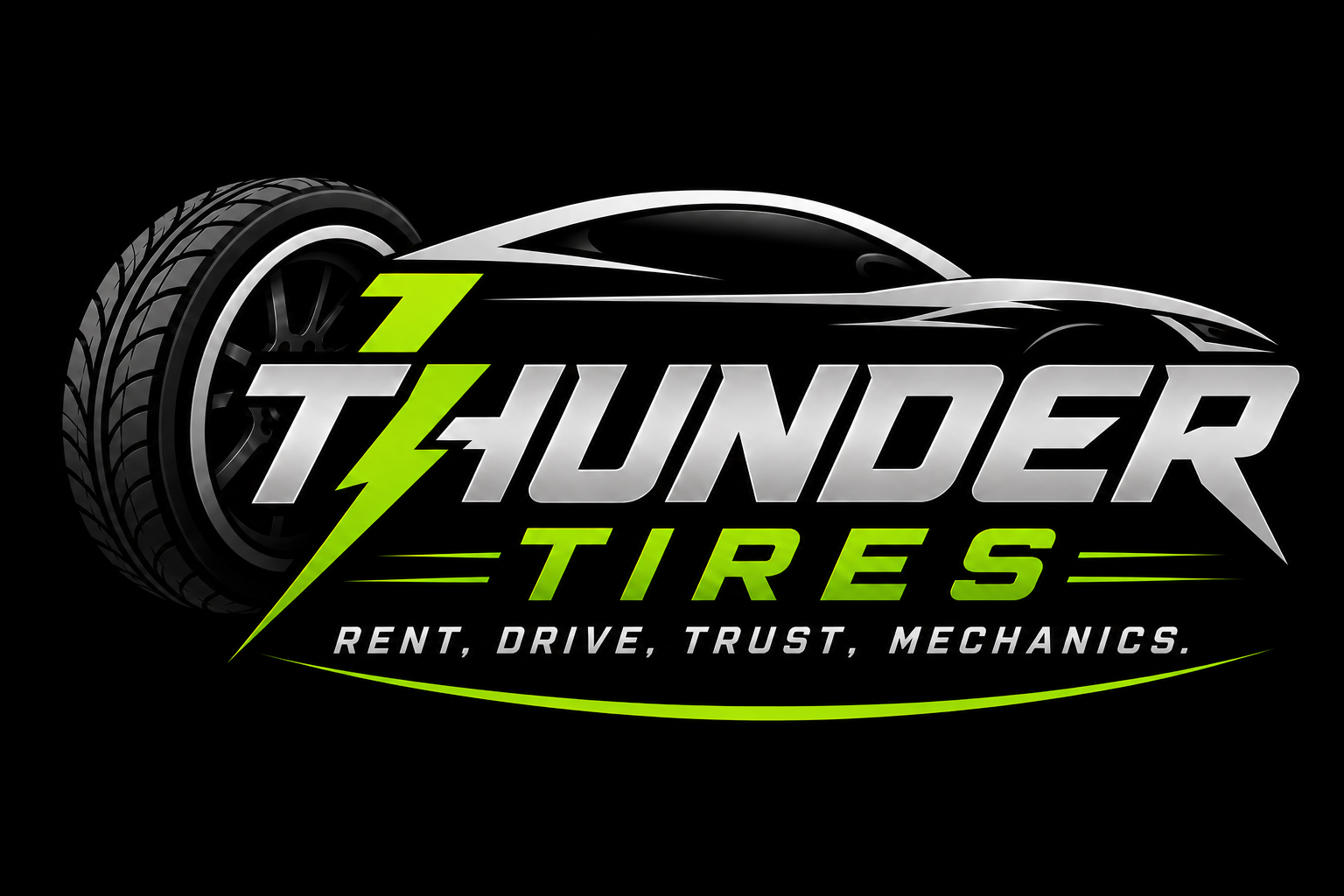 Thunder Tires — Rent, Drive, Trust, Mechanics